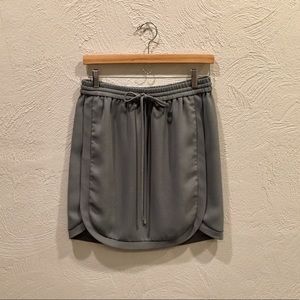 J.Crew drapey double-twill skirt